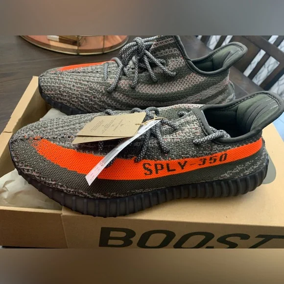 NWT Authentic Yeezy Boost 350 V2 Carbon Beluga - Picture 5 of 5